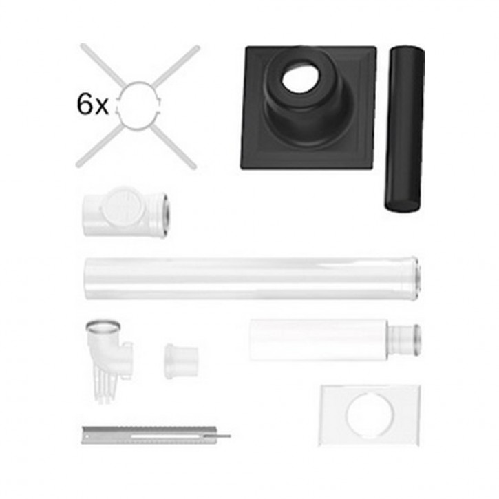 Buderus GA-K Abgassystem 80/125 Grundbausatz RLU für GB212 GB125 KB192i KB195i