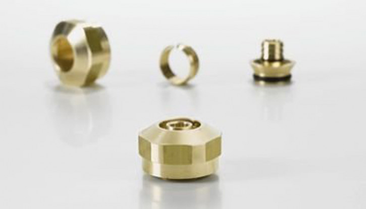 Zubehör Empur Fußbodenheizung Tackersystem Verschraubungen Spangen Nadeln etc. Klemmring Eurokonus 3/4" / 15 x 1,8 - 10 Stk.