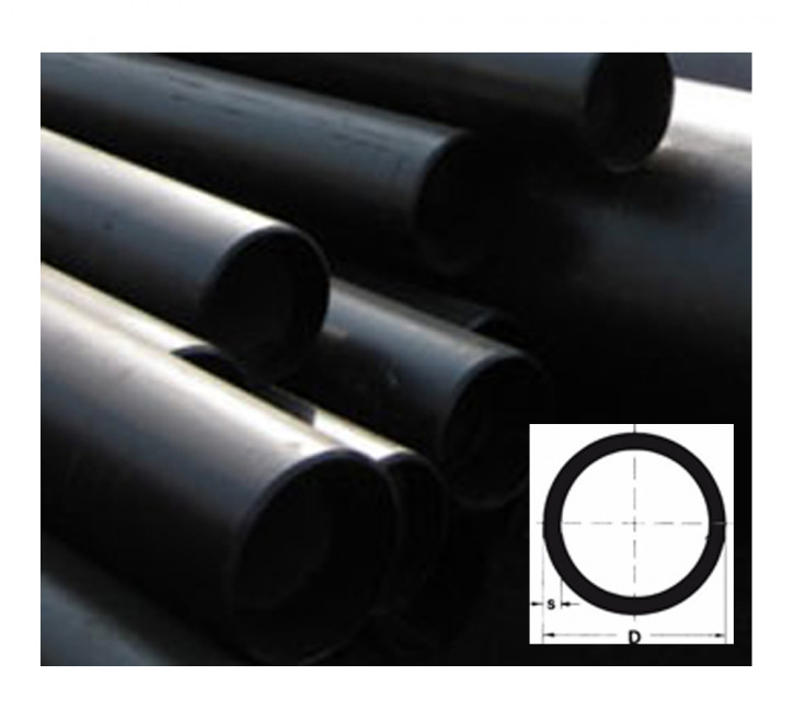 Gewinderohr Stahlrohr schwarz in 6m Stangen EN10255 geschweißt oder nahtlos