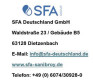 Hersteller: SFA / Lieferant Buderus